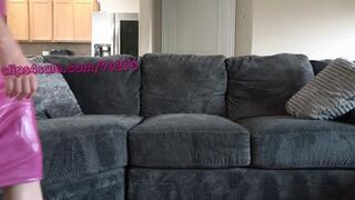 Bratty Ukraine Blonde sits on foot slave reverse cowgirl style - 4K