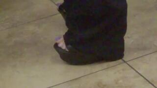 TEACHER BLACK WEDGES