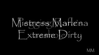 Fucking his ass with a 10cm large strap-on