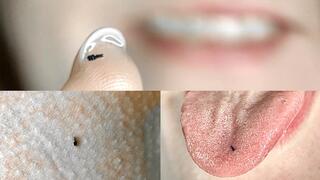 Gentle Lady Dimitrescu and a tiny guy