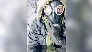 Frozen Desire Gas Mask Girl