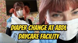 Diaper Change At ABDL Daycare Facility