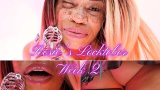 Rosie's Locktober Week 2- Ebony Femdom Goddess Rosie Reed Locktober Chastity Month Long Challenge- standard definition