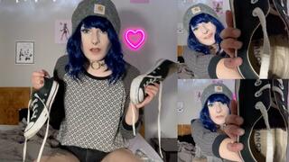 Caught Sniffing My Converse