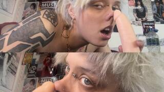 Glitterqueen99’s Nose Fetish Video, fuck my nose, cum countdown