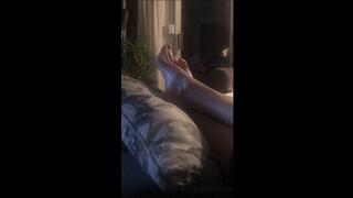 barefoot TV at night