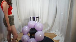 Saskia - Balloons? In the white room?
