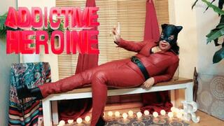 Addictive Heroine in LEATHER CATSUIT USES YOUR TONGUE- Reinaleather POV