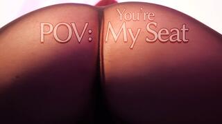 POV: You're My Seat - Obey Lady Ashley - Sensual FemDom Face Sit Smother Ass Worship Breath Play (4K)