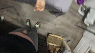 Lola's cum covered DIRTY FEET! Vol 2 (GoPro POV HEAD) part 2 of 2