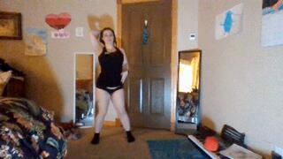 Amateur Dancing Fitness Pixie Pixels - MP4 (HD 1080p)