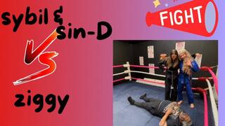 FFGMIX Live Martial Arts Practice SinD and Sybil vs Male mov