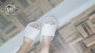 Slippers and spit humiliating you