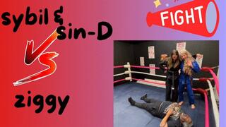 FFGMIX Live Martial Arts Practice SinD and Sybil vs Male mp4