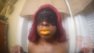 Lipstick Glass Kissing Custom