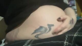 Gaining Feedee Post-Breakfast Indigestion Vlog! BURP! HIC!