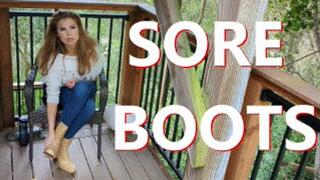 Sore Boots - Candle Boxxx Wrecked Boots Crushing Boots Destruction Stomping Boots Crushing Sore Feet Pantyhose Feet Pantyhose Under Jeans Nylons 4K