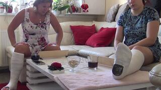 Csilla and Gabi play together in 2 slwc