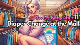 Messy Diaper Change at the Mall (Sweet Babysitter 11)