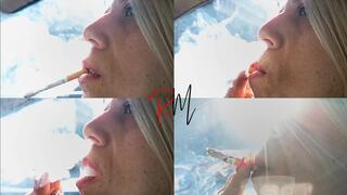 00050 # a cigarette in the car with perfect backlighting