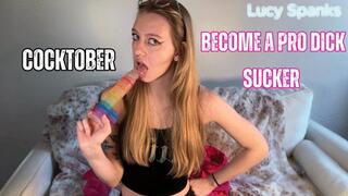 Cock Sucker Training Femdom POV Cocktober Lucy Spanks