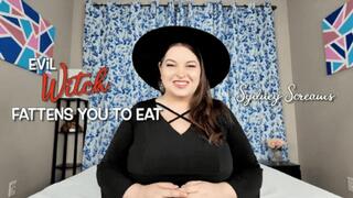 Evil Witch Fattens You to Eat - Witch Sydney Screams Wants to Fatten You so She Can Vore You - 1080 mp4