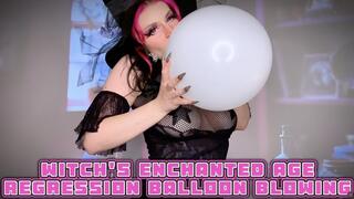 Witch's Enchanted Age Regression Balloon Blowing