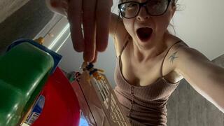 emma gigantsa set fire to the parking lot to fry the little people, fry, eat, play (part 9)