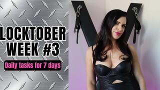 Locktober Week #3 - Daily Tasks For 7 Days
