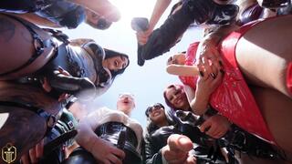 FemdomGala Dick sucking slave for 12 Amazing Dominatrices by Mistress Alexandra