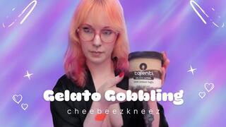 Gelato Gobbling Mukbang With BURPS