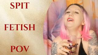 Lady Angela spit fetish spitting long nail tattooed goddess