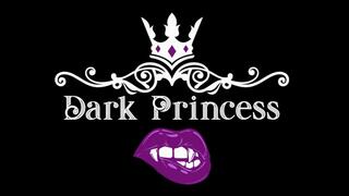 Dark princess: Blowjob with my ass reflected in the mirror