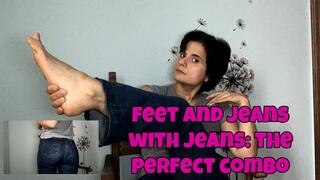 ass - feet and jeans the perfect combo
