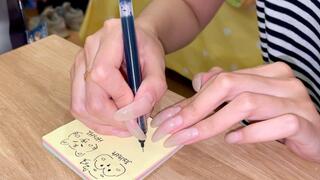 #20 - Writing with long nails