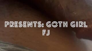 Goth Girl 1st Time Footjob