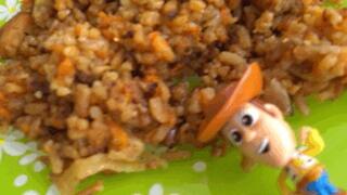 The TINY man was swallowed by the giantess along with his food a