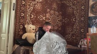 Jason inflate new silver chair