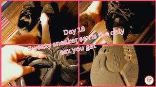 Sweaty Sneaker Sex Is the Only Sex you Get - Day 18 - Tease and Denial - a - Thon (shot in 4K)