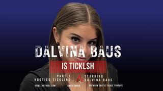 Dalvina Baus Is Ticklish - Part 1 - Hogtied Tickling - Full