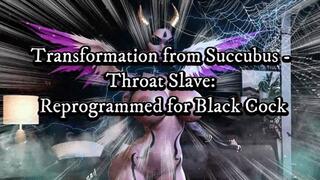 Transformation from Succubus - Throat Slave: Reprogrammed for Black Cock
