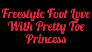 Freestyle Foot Love With Pinky Toe Princess