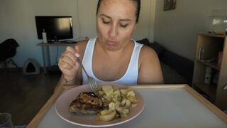 Loud burps and a bloated belly