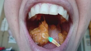 Lania savours a tiny woman that was in a sweet potato