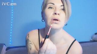 red stockings, feet and flogger