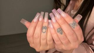 Worshipping Mya’s pretty hands