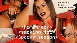 Halloween fake nails smoking Joi
