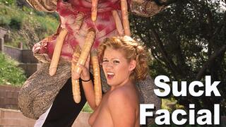 Claire James & Cock Monstrer (Johnny Thrust) Suck Facial Drench GMNT-EP04-02