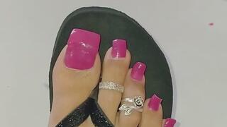 My long toenails with toering