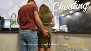 I was cooking when I heard steps behind me, I turned and saw Mark my husband's friend?????